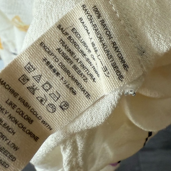 Free People|Time on my Side Floral Wrap Mini Dress in White and Yellow••Feminine - Picture 10 of 13